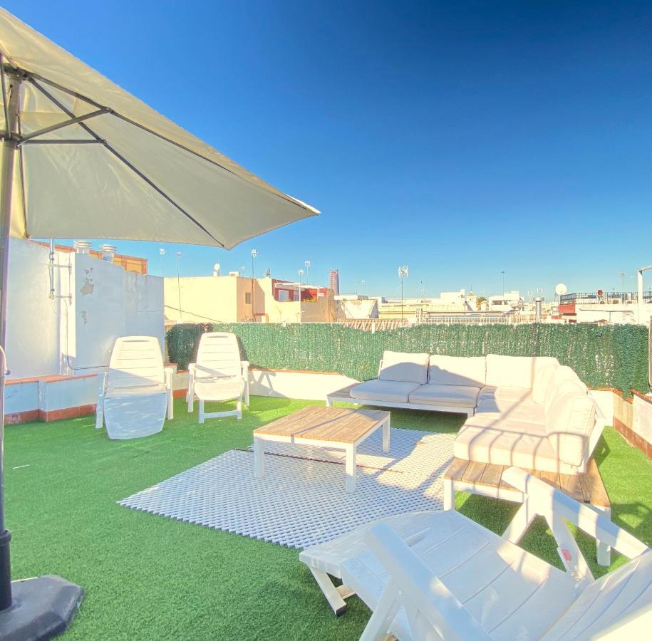 Top-Notch Downtown House With Private Rooftop Terrace And Parking Opt Villa Seville Exterior photo