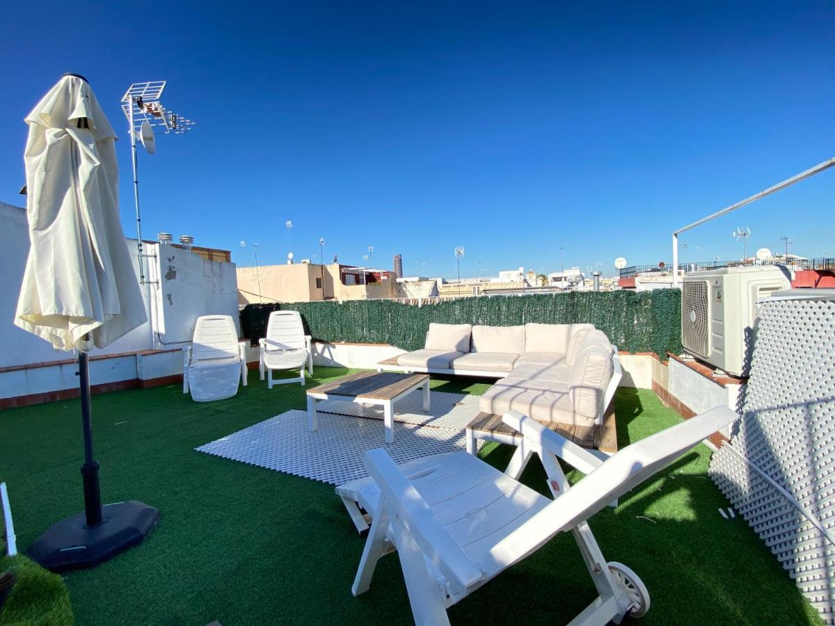 Top-Notch Downtown House With Private Rooftop Terrace And Parking Opt Villa Seville Exterior photo